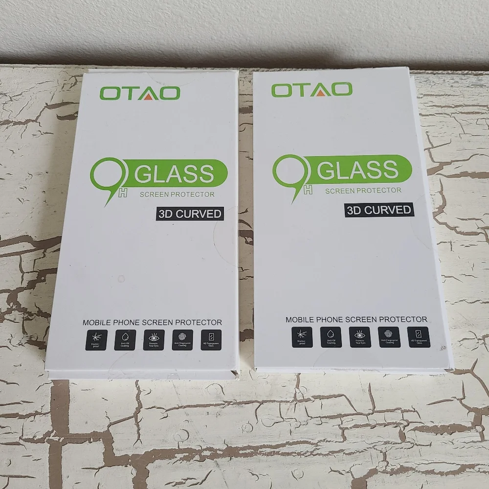 Samsung Note 9 Tempered Glass Screen Protectors Lot of 2